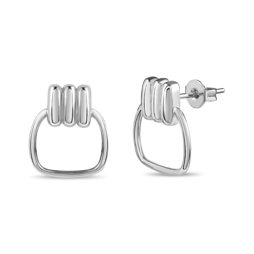 Sterling Silver Plated “Transmutation Earrings”